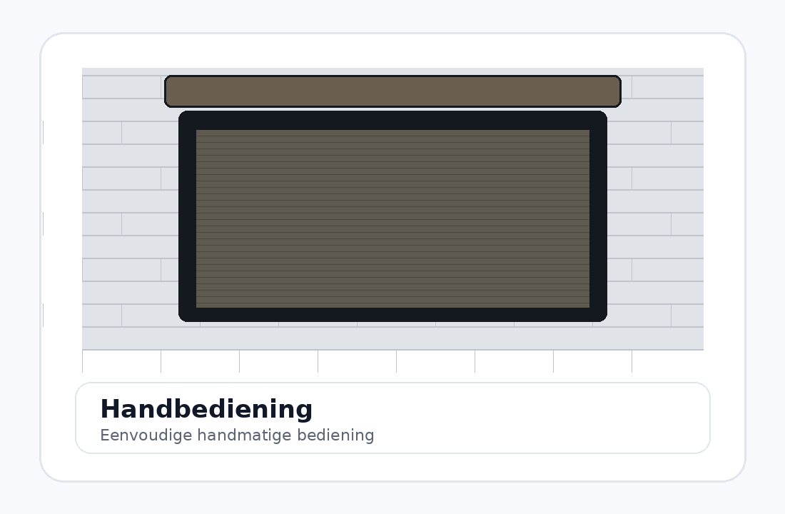 Handbediening