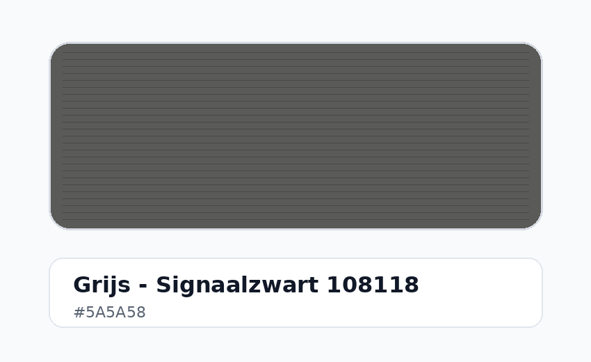 Grijs - Signaalzwart 108118