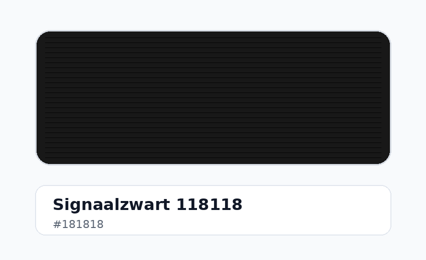 Signaalzwart 118118