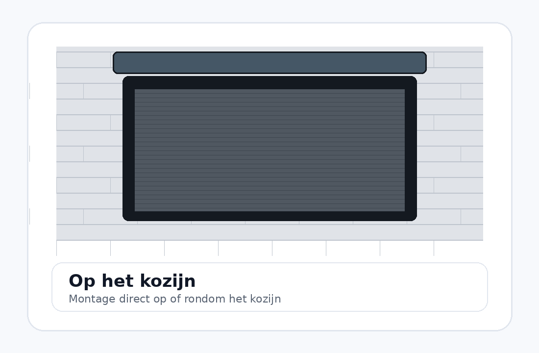 Op het kozijn